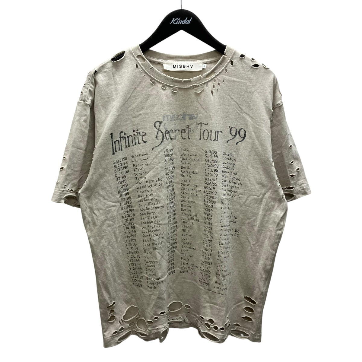 ダメージ加工Ｔシャツ
