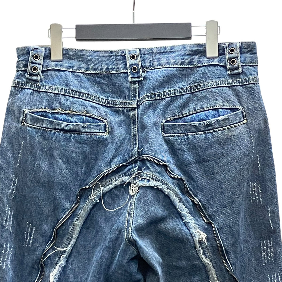 ジップデニムパンツ