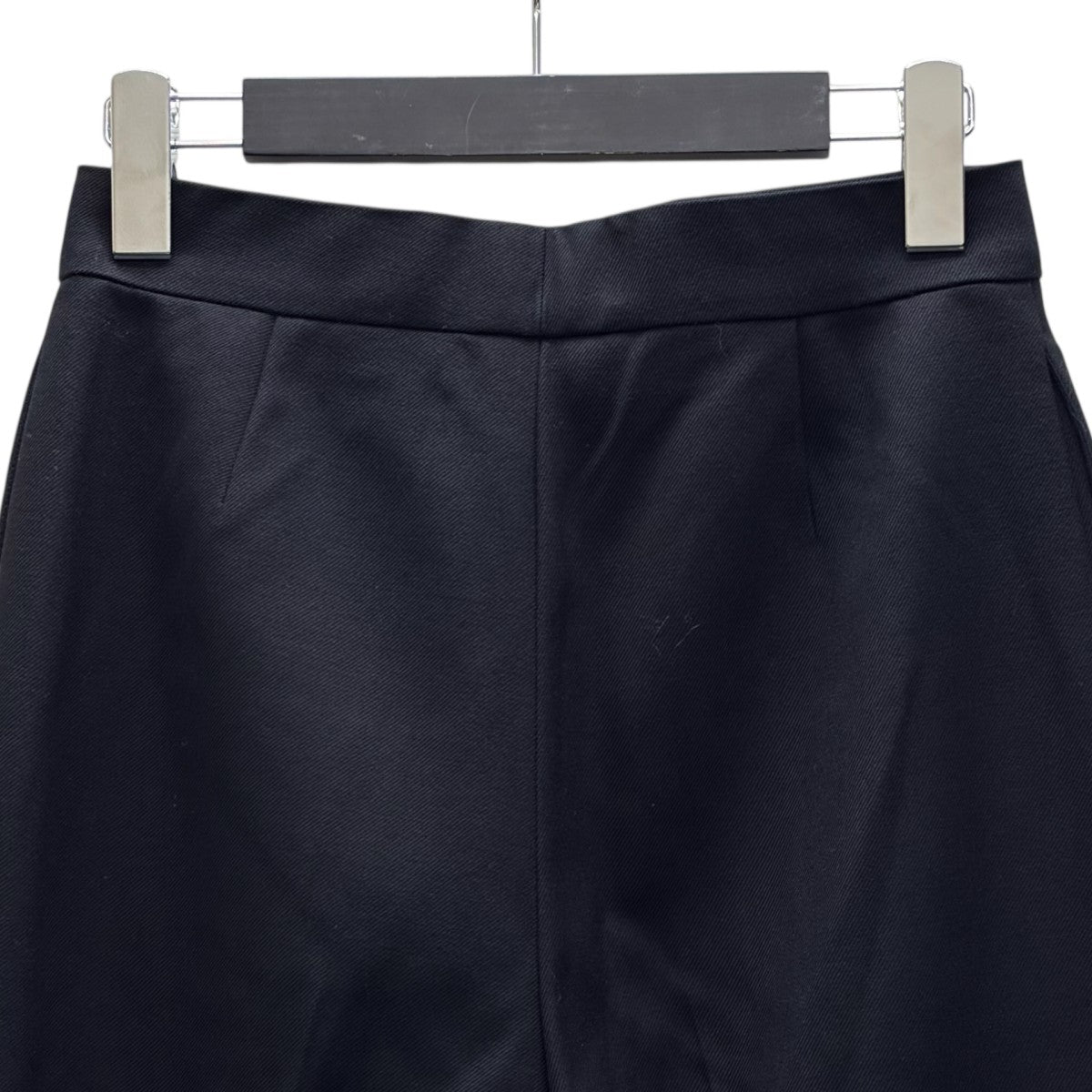 センタープレス ウールテーパードパンツ