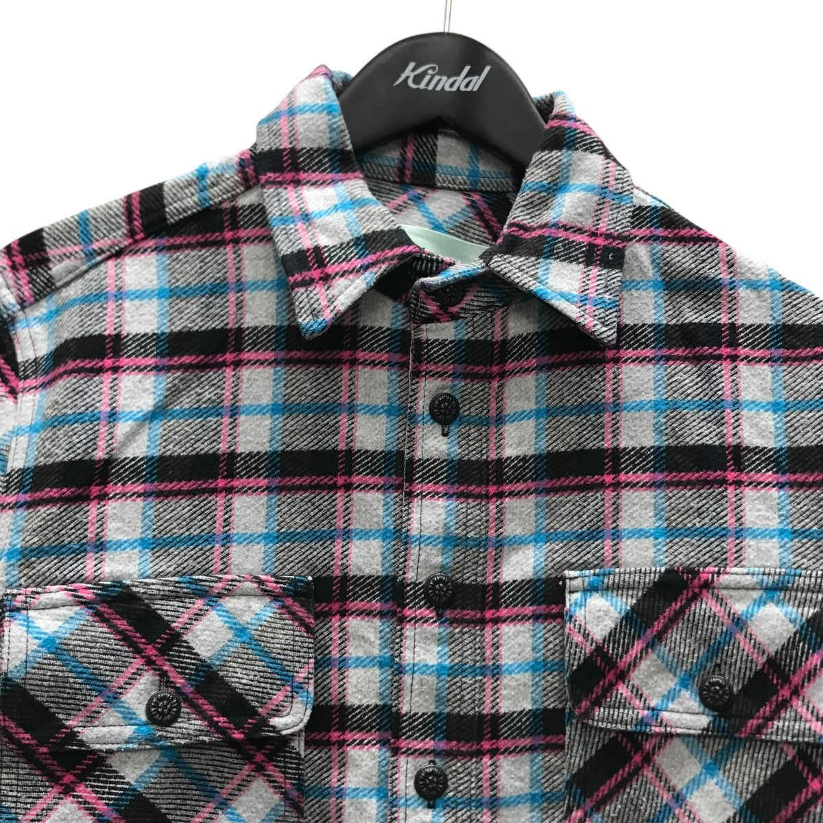 OFFWHITE ネルシャツ 古着・中古-2枚目のアイテム画像