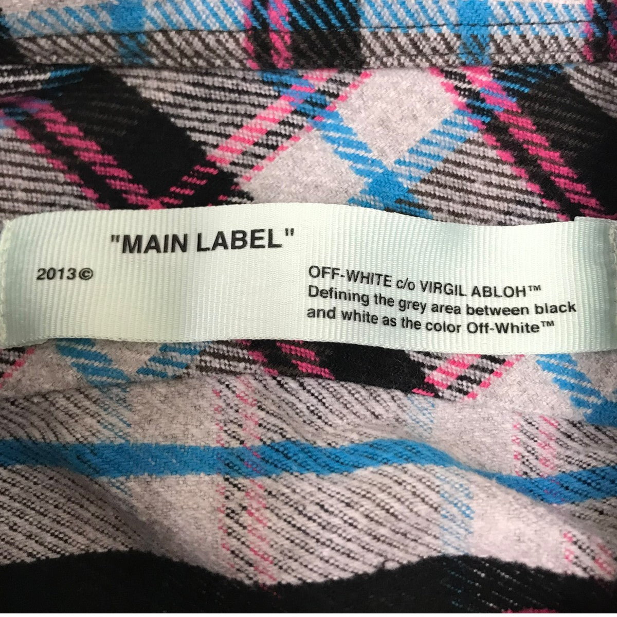 OFFWHITE ネルシャツ 古着・中古-4枚目のアイテム画像