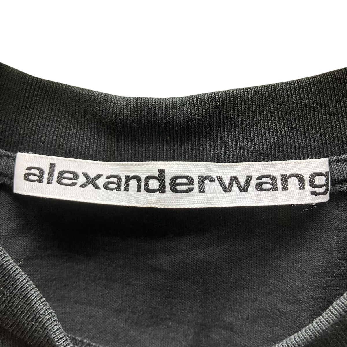 ALEXANDER WANG(アレキサンダーワン) ロゴTシャツ ブラック サイズ XS