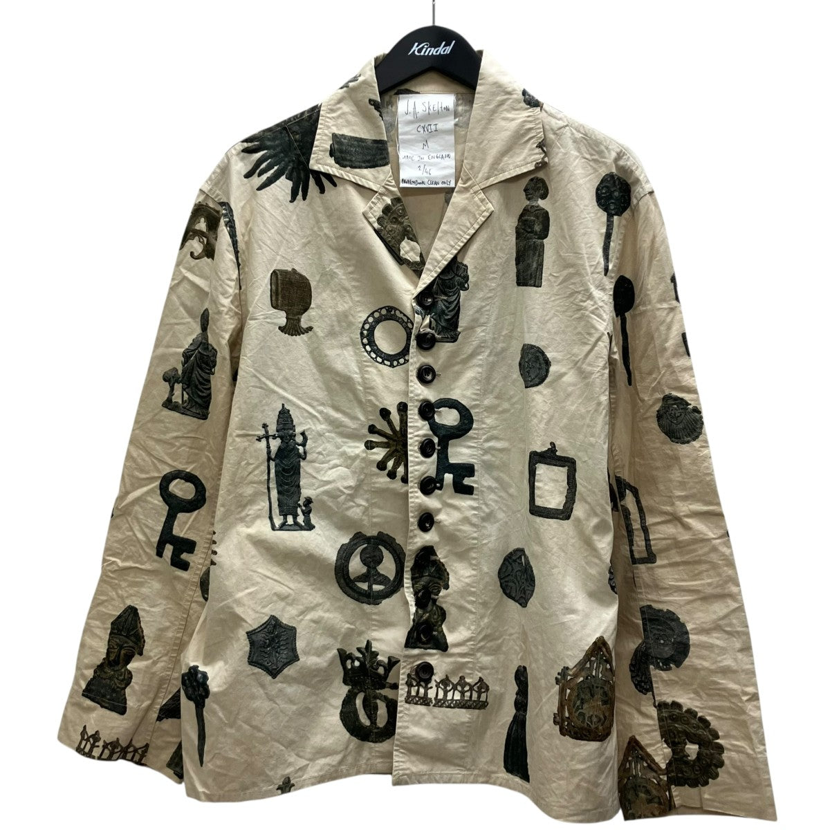 総柄シャツジャケット