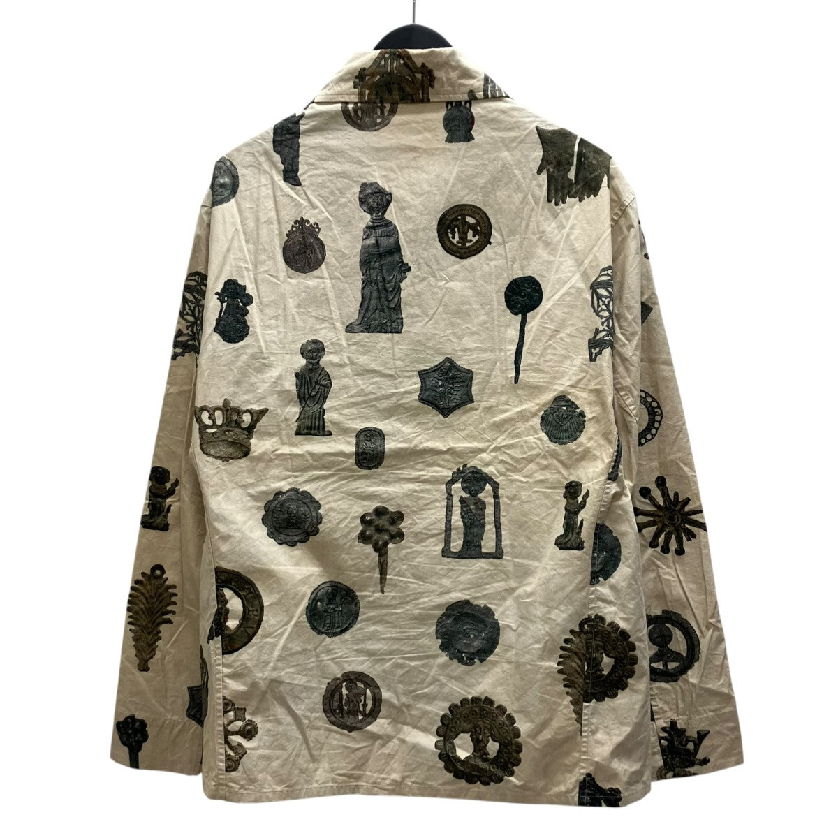 総柄シャツジャケット