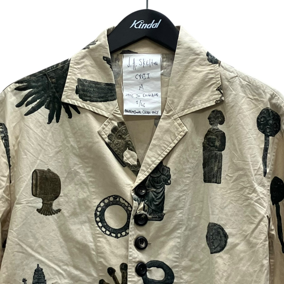 総柄シャツジャケット