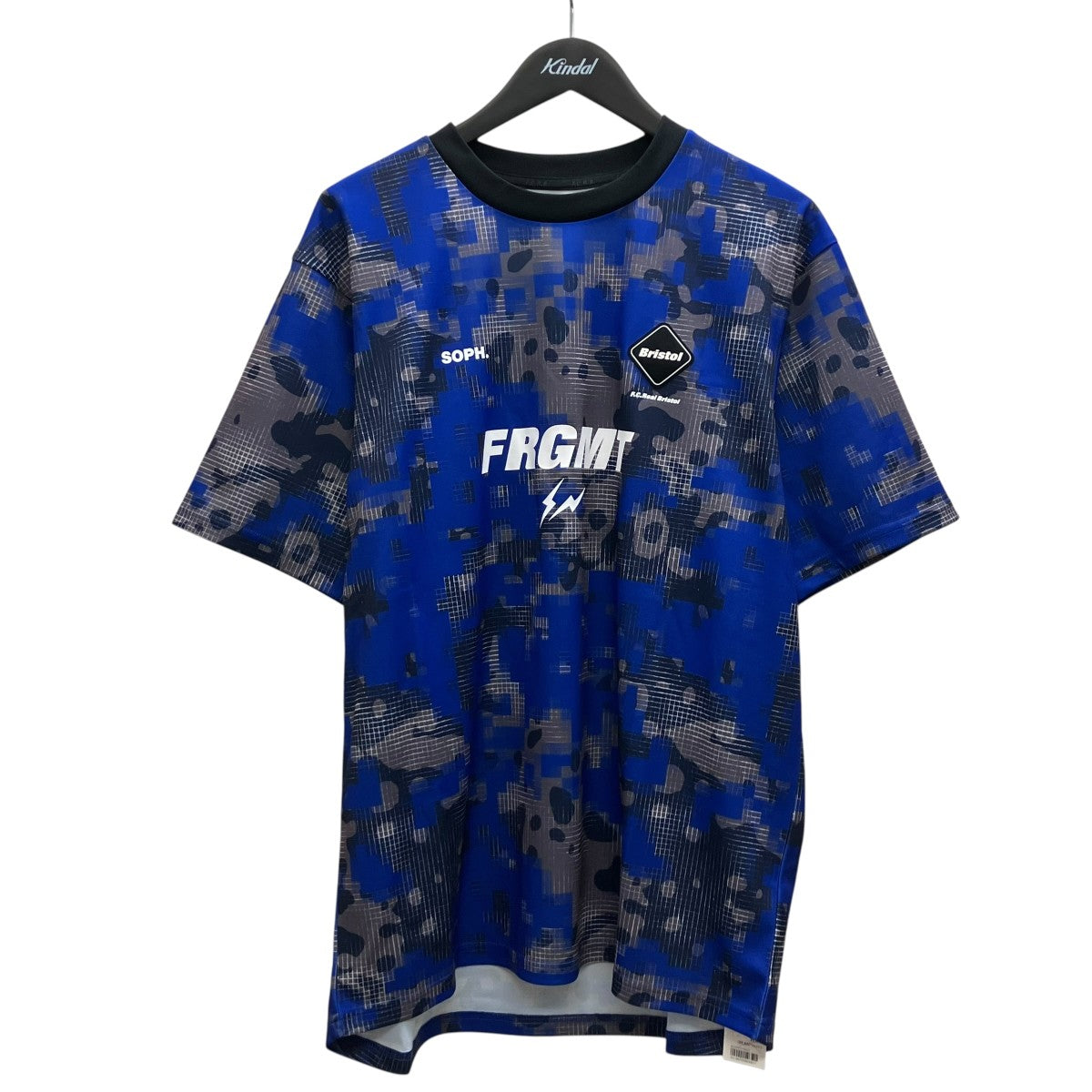 FRAGMENT CAMOUFLAGE S S TOP カモフラージュ半袖カットソー