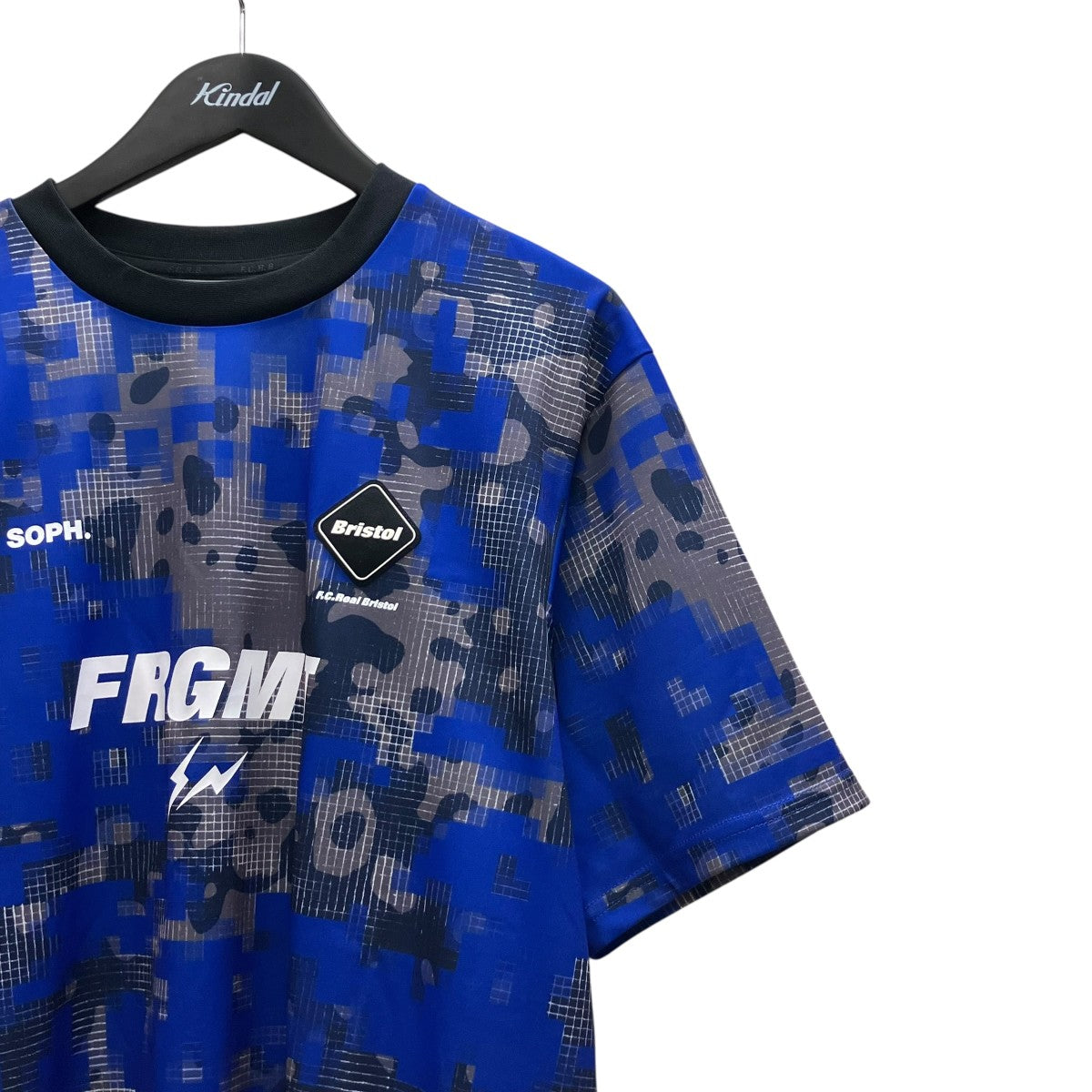 FRAGMENT CAMOUFLAGE S S TOP カモフラージュ半袖カットソー