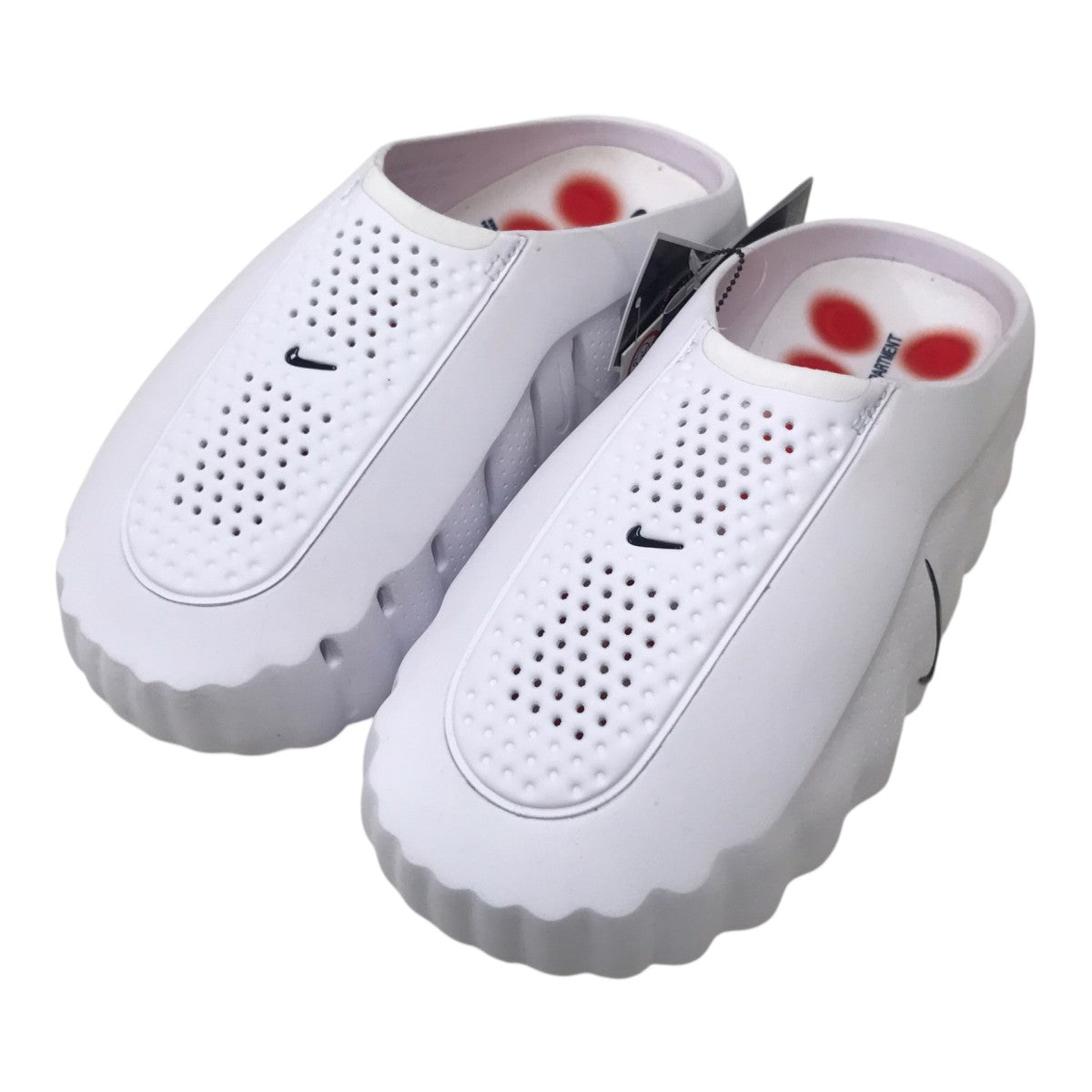 Mind 001 White and Speed Red ミュール