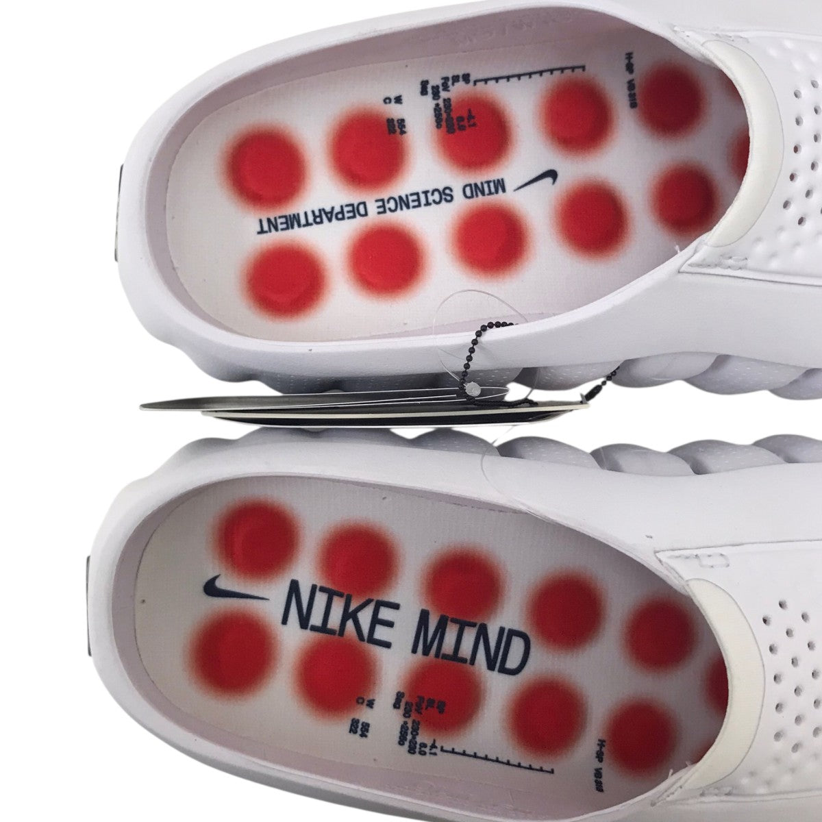 Mind 001 White and Speed Red ミュール
