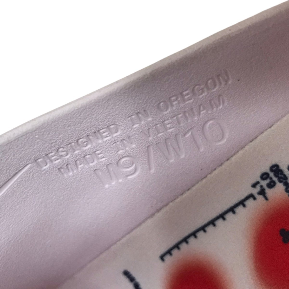 Mind 001 White and Speed Red ミュール