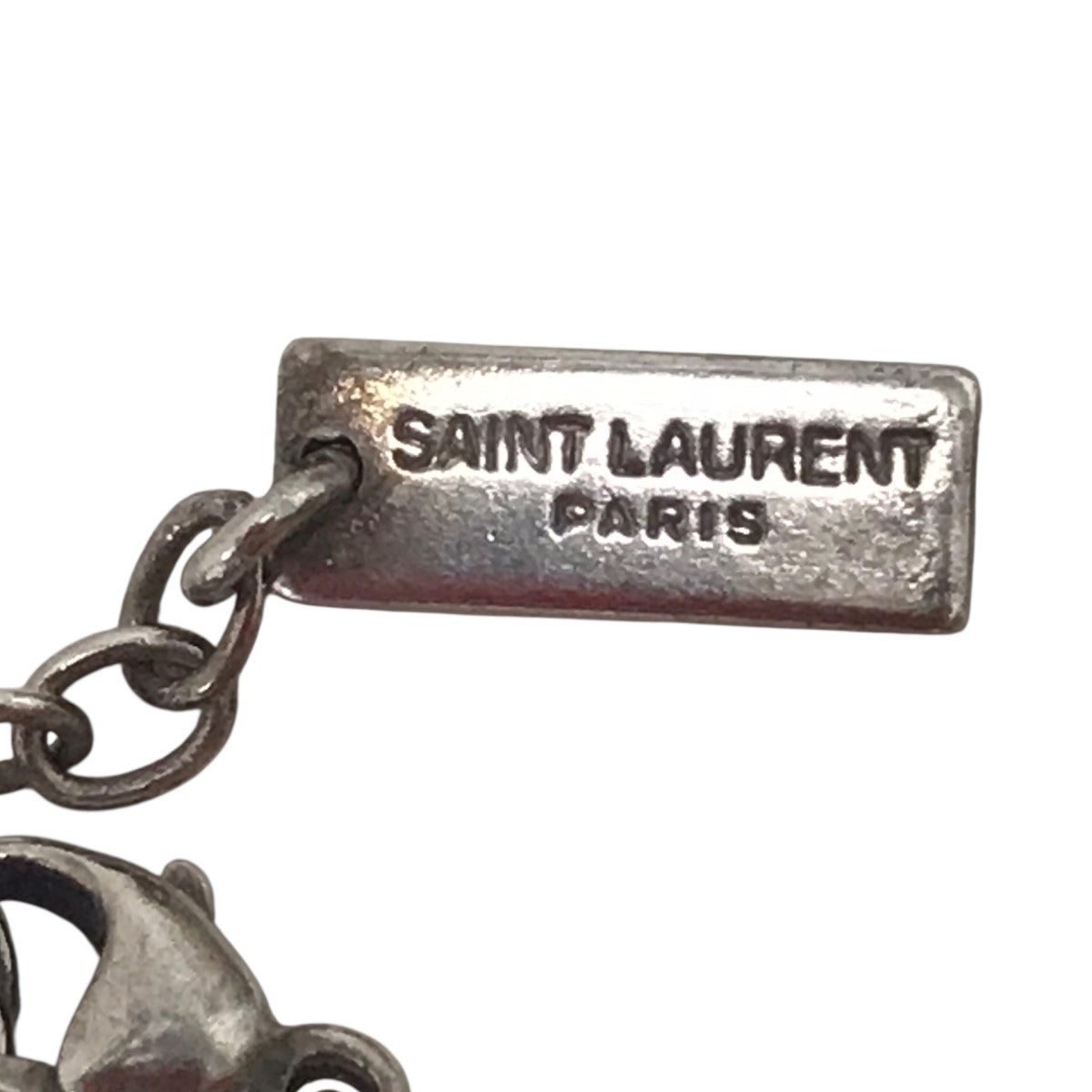 ラインストーンシルバーブレスレット