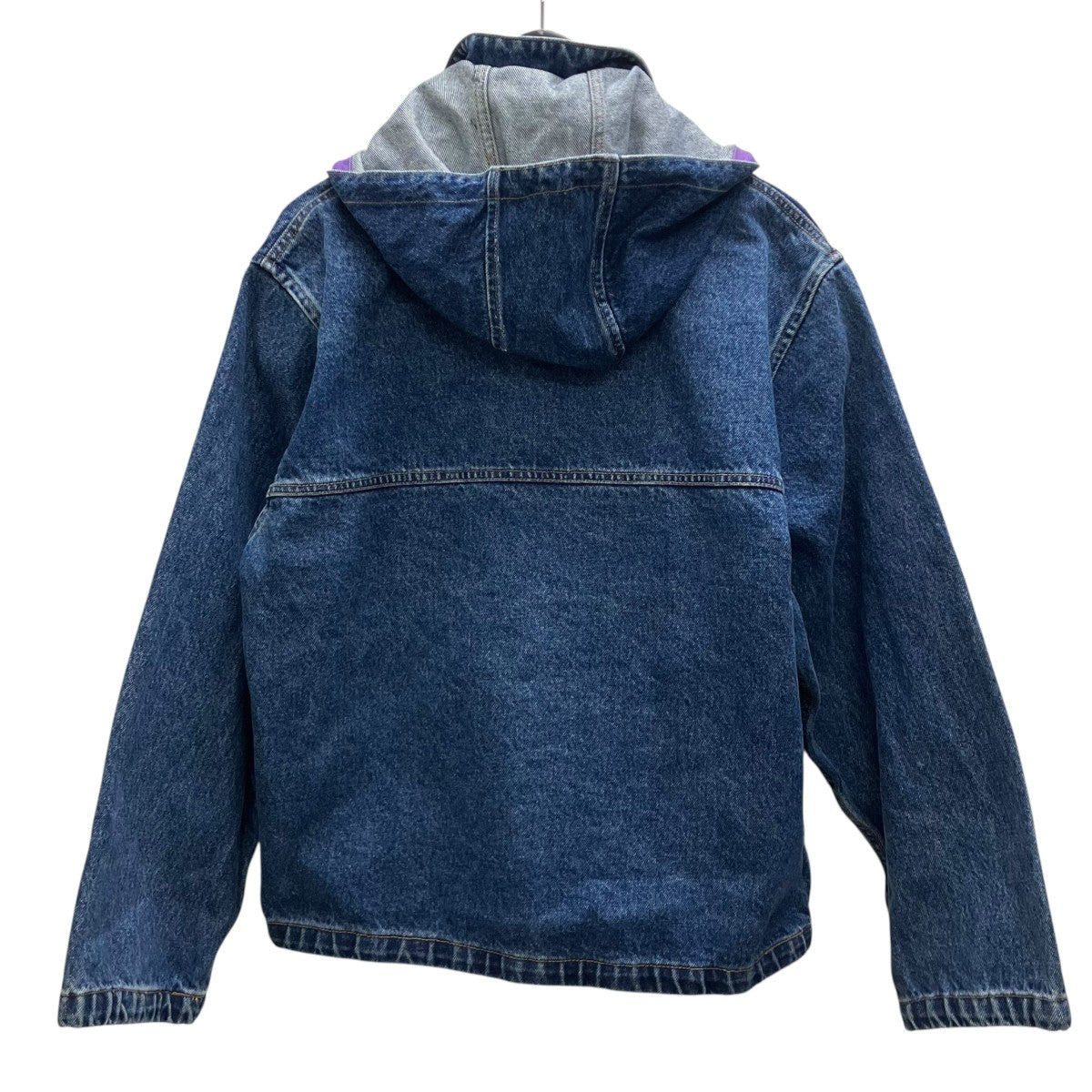 indigo grey silver label denim jacket