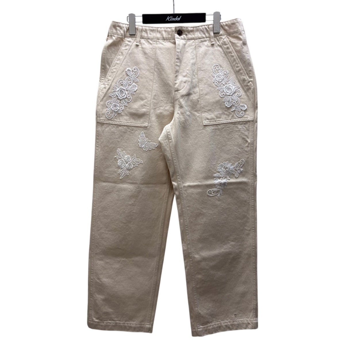 26SS LACE PATCH DENIM BAKER ベイカーパンツ
