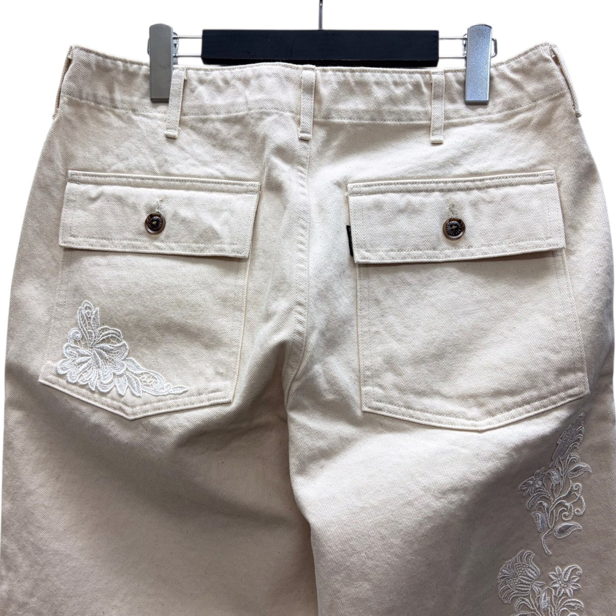 26SS LACE PATCH DENIM BAKER ベイカーパンツ