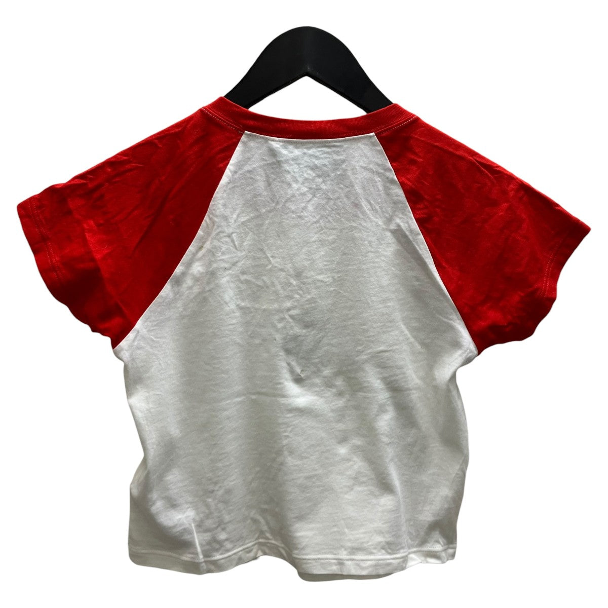 ロゴプリントアップリケTシャツ