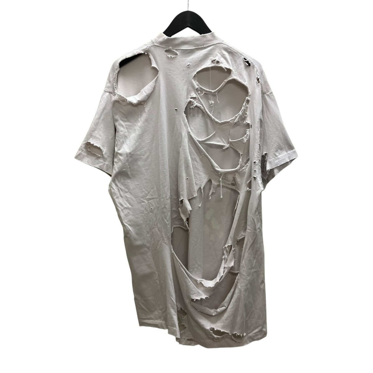 Mirror Logo Oversized T-Shirt ダメージ加工ミラーロゴ オーバーサイズ 半袖Tシャツ