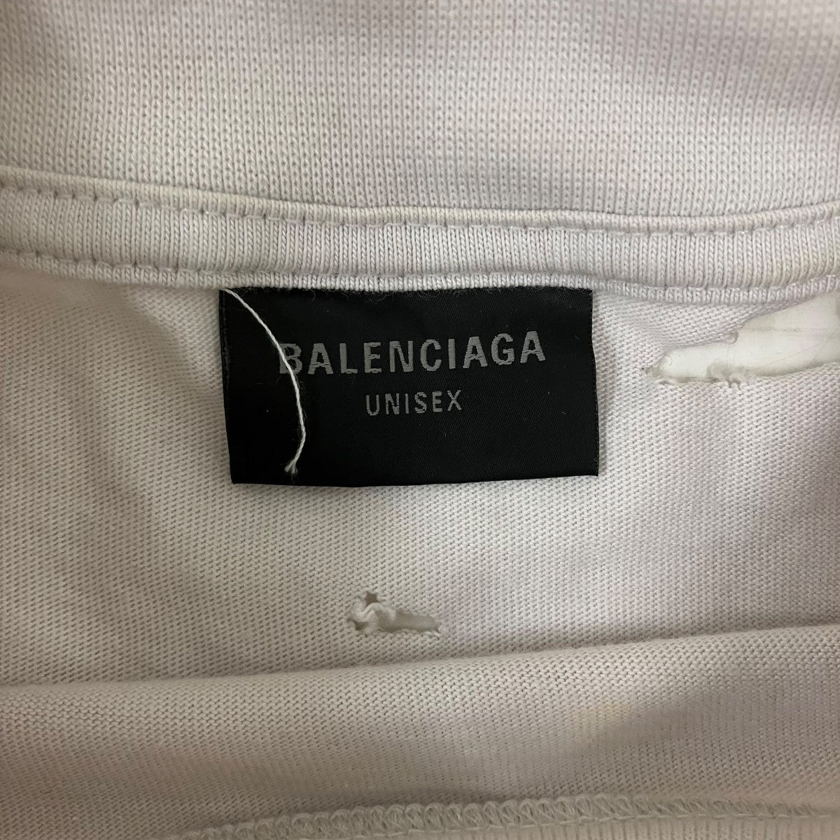 Mirror Logo Oversized T-Shirt ダメージ加工ミラーロゴ オーバーサイズ 半袖Tシャツ