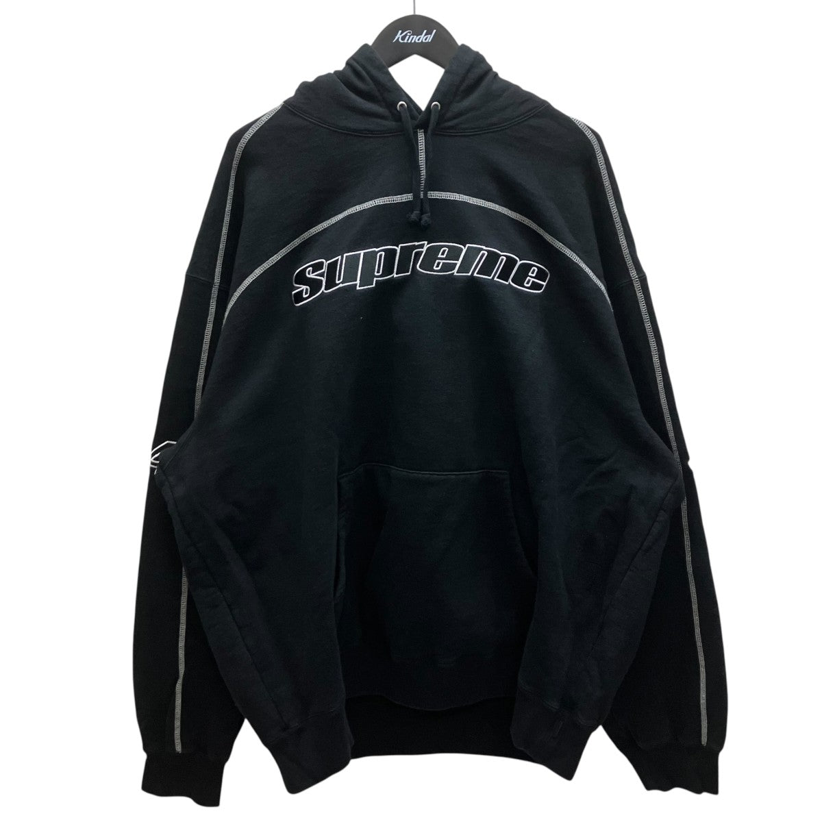 25FW Overlock Hooded Sweatshirtプルオーバーパーカー