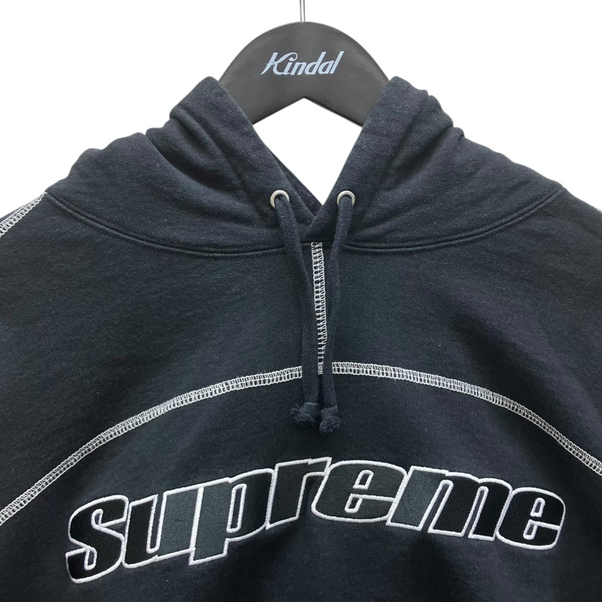 25FW Overlock Hooded Sweatshirtプルオーバーパーカー