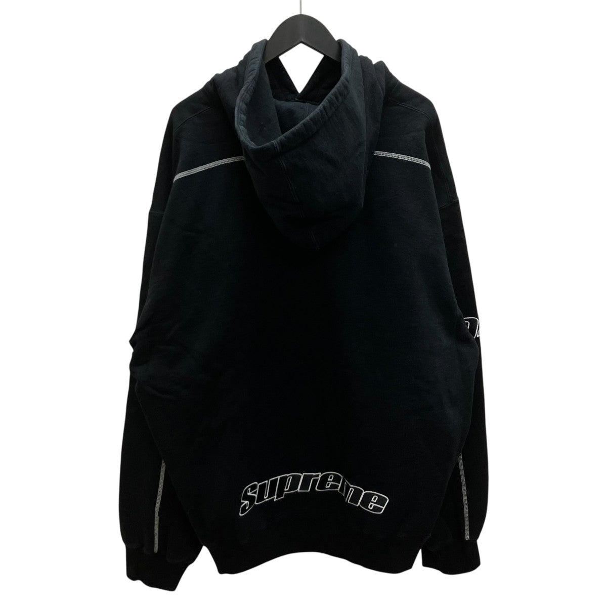 25FW Overlock Hooded Sweatshirtプルオーバーパーカー