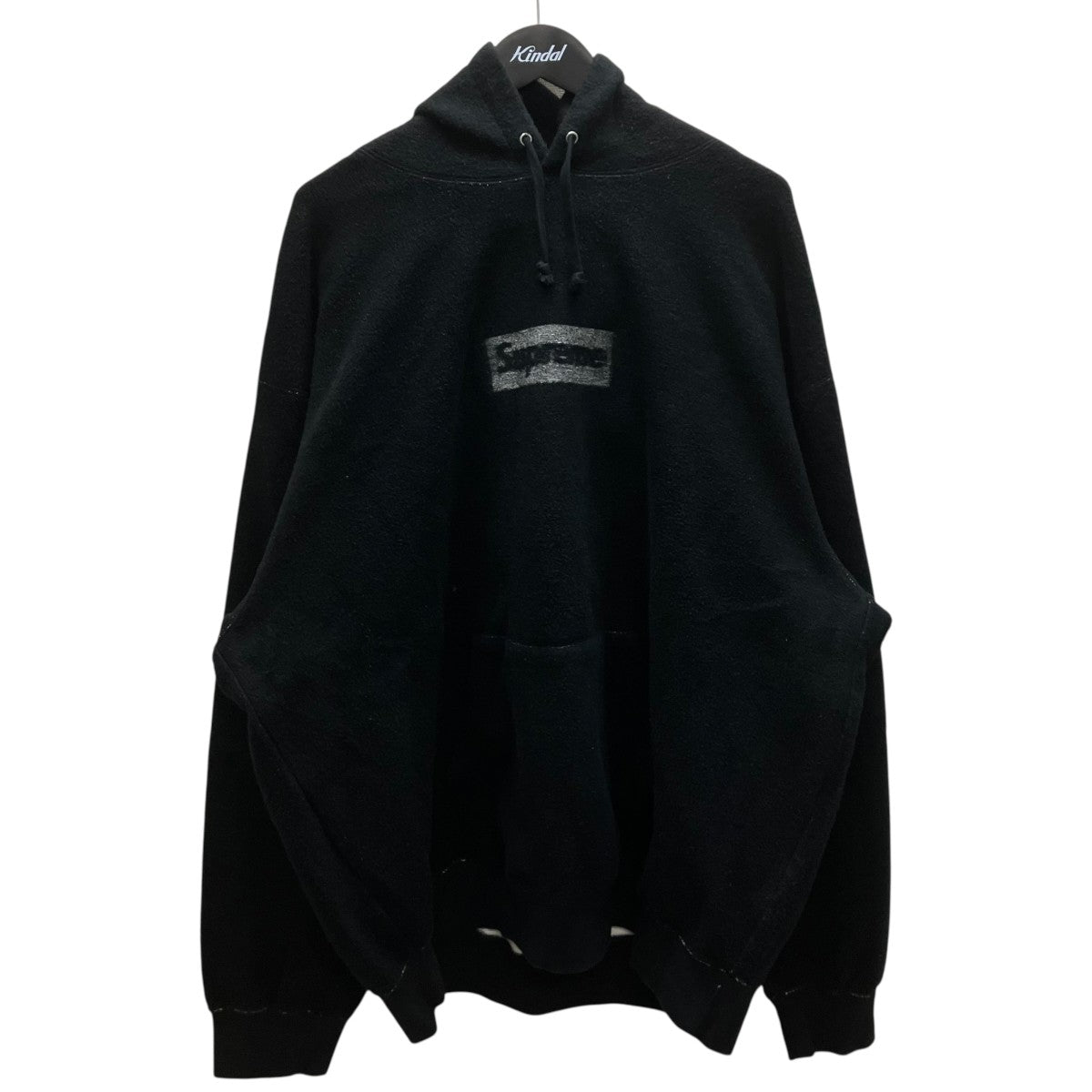 23SSnside Out Box Logo Hooded Sweatshirtプルオーバーパーカー