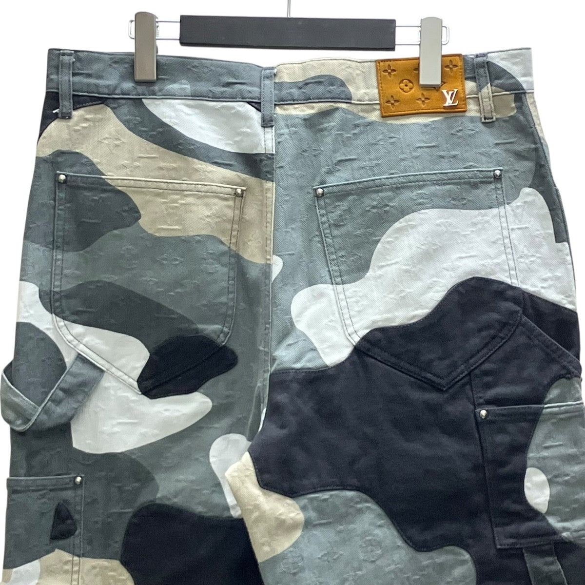 23AW Kidsuper Monogram Patchwork Denim Pants パッチワークポートレートデニムパンツ