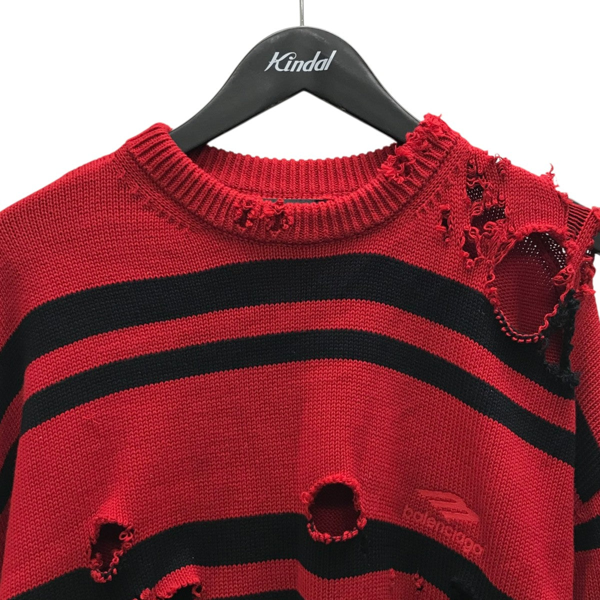 Crash knit ダメージ加工ニット
