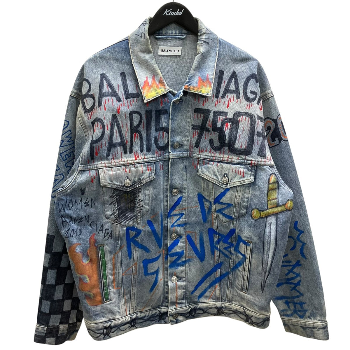 18AW Graffiti Denim Jacket デニムジャケット