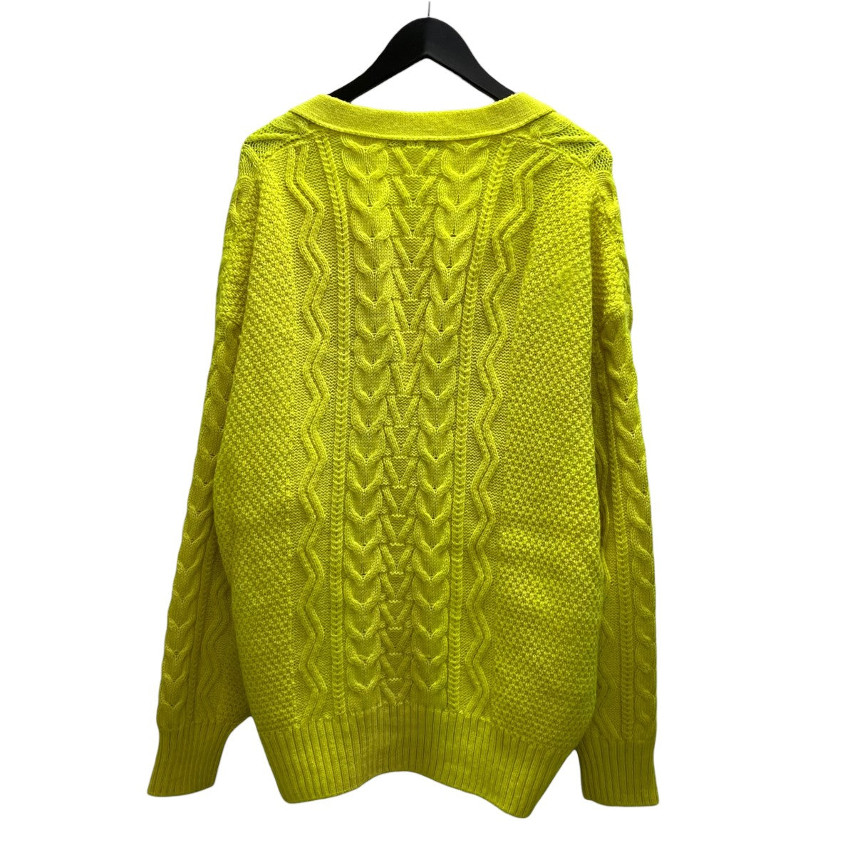 22AW NEON CABLE KNIT CARDIGAN 厚手カーディガン