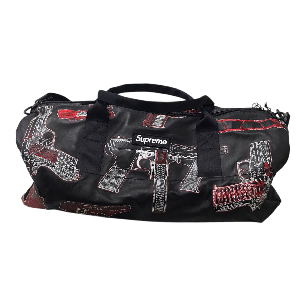 26SSGuns Embroidered Leather Duffle Bagボストンバッグ