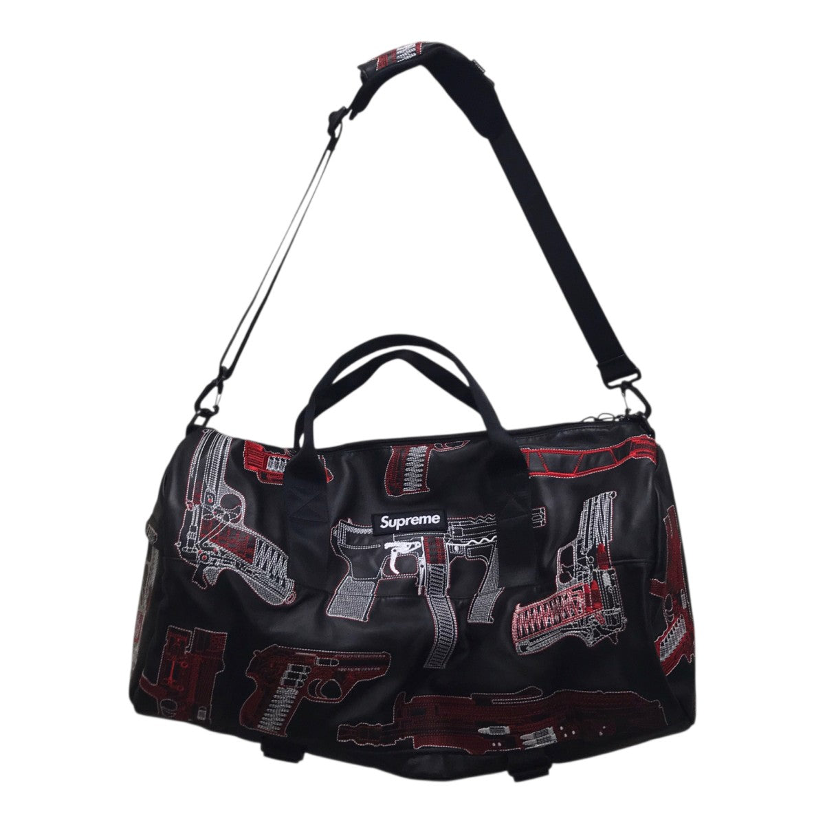 26SSGuns Embroidered Leather Duffle Bagボストンバッグ