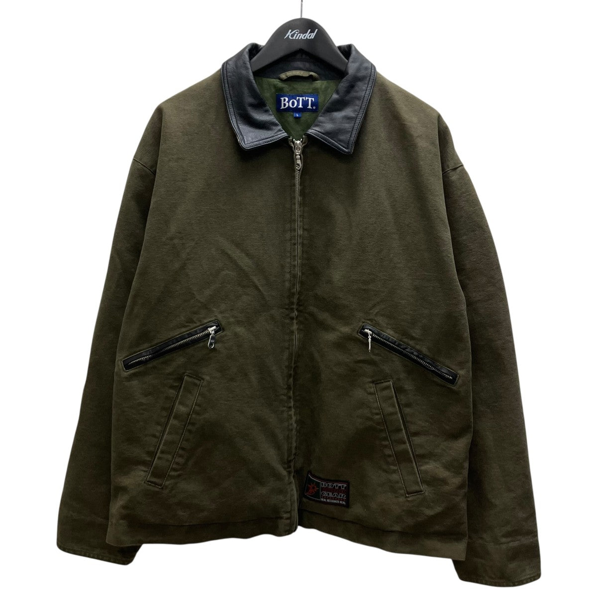 Leather Collar Work Jacket レザーカラーワークジャケット