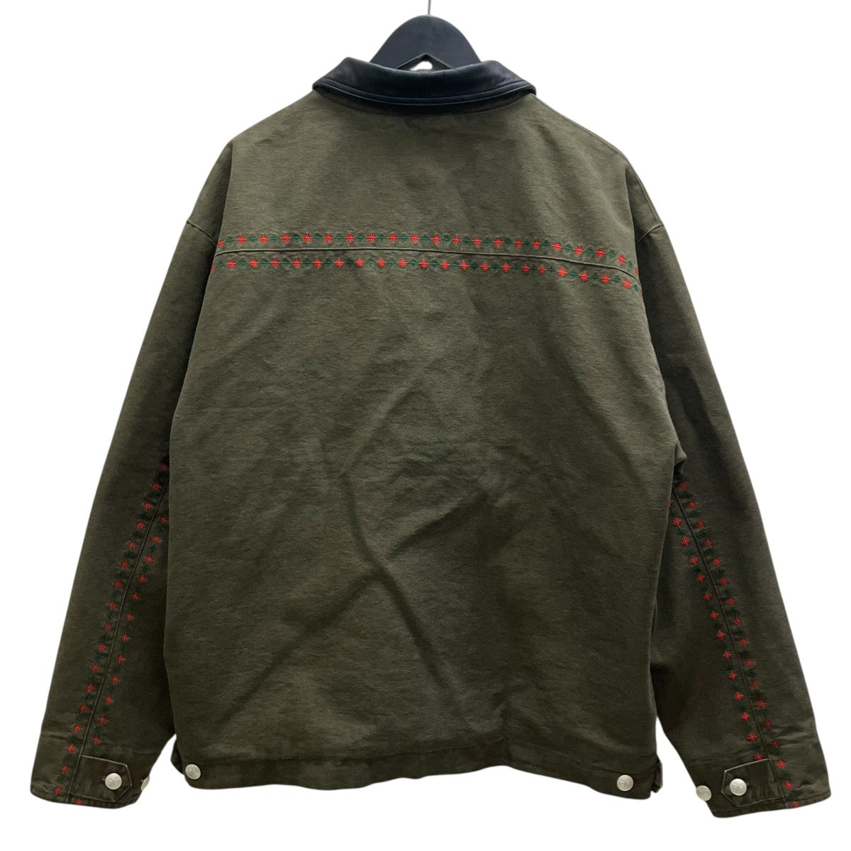 Leather Collar Work Jacket レザーカラーワークジャケット