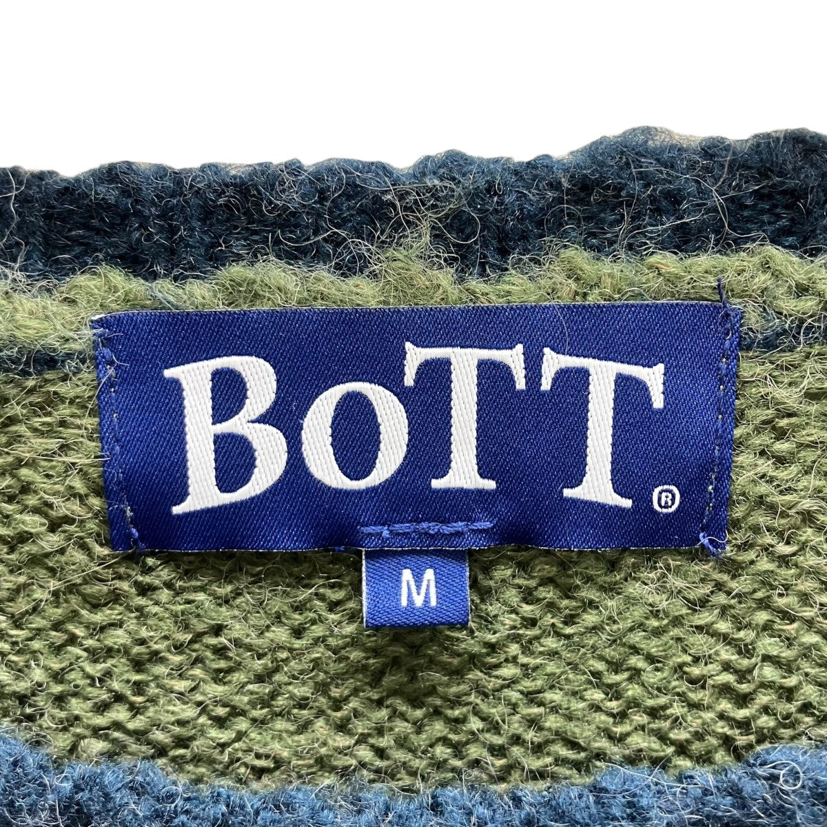 BoTT(ボット) Striped Mohair Knit ボーダーニット 253BoTT25 マルチ