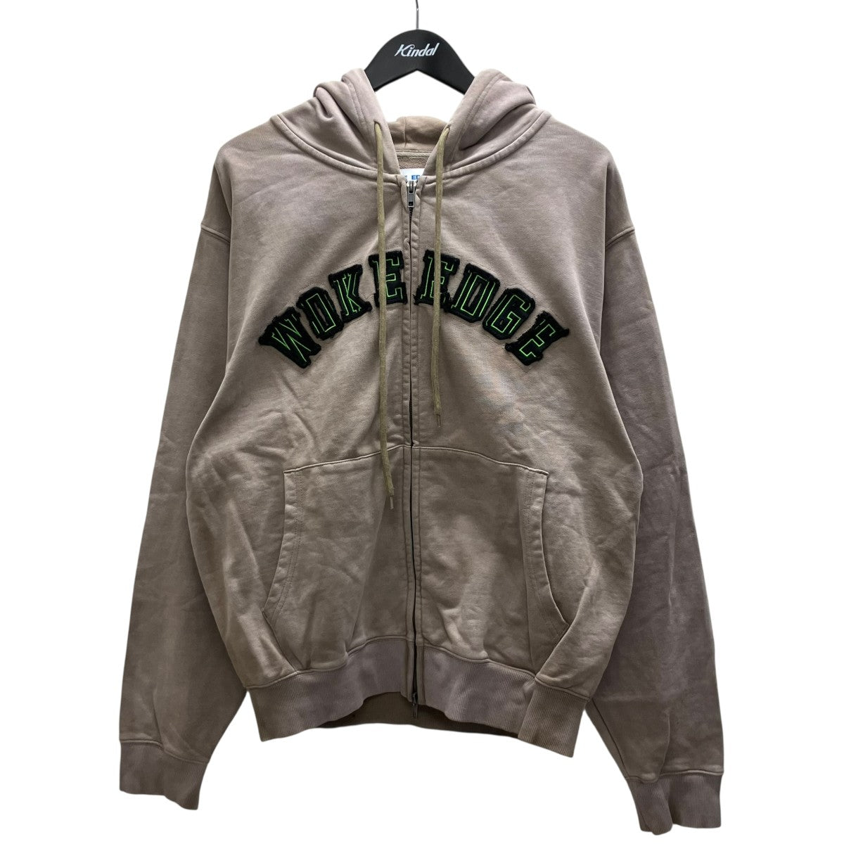 FADED EMBROIDERY ZIP UP HOODIEジップパーカー