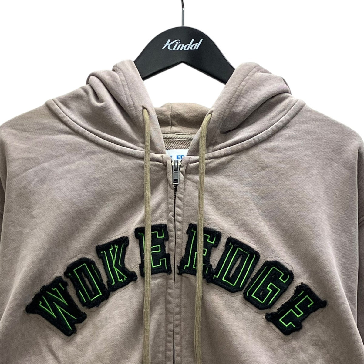 FADED EMBROIDERY ZIP UP HOODIEジップパーカー