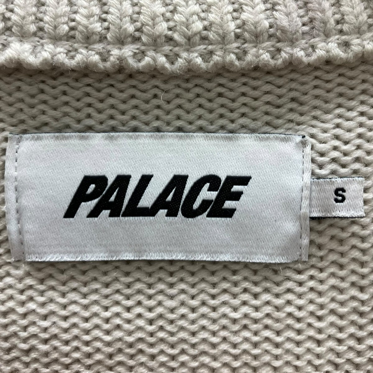 PALACE 26SSCOLLEGE STRIPE KNITニットセーター 古着・中古-4枚目のアイテム画像