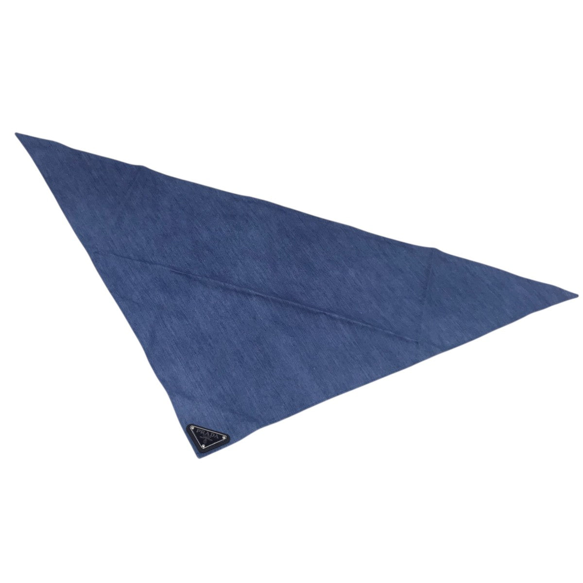 PRADA FOULARD トライアングルロゴ フーラード 古着・中古-1枚目のアイテム画像