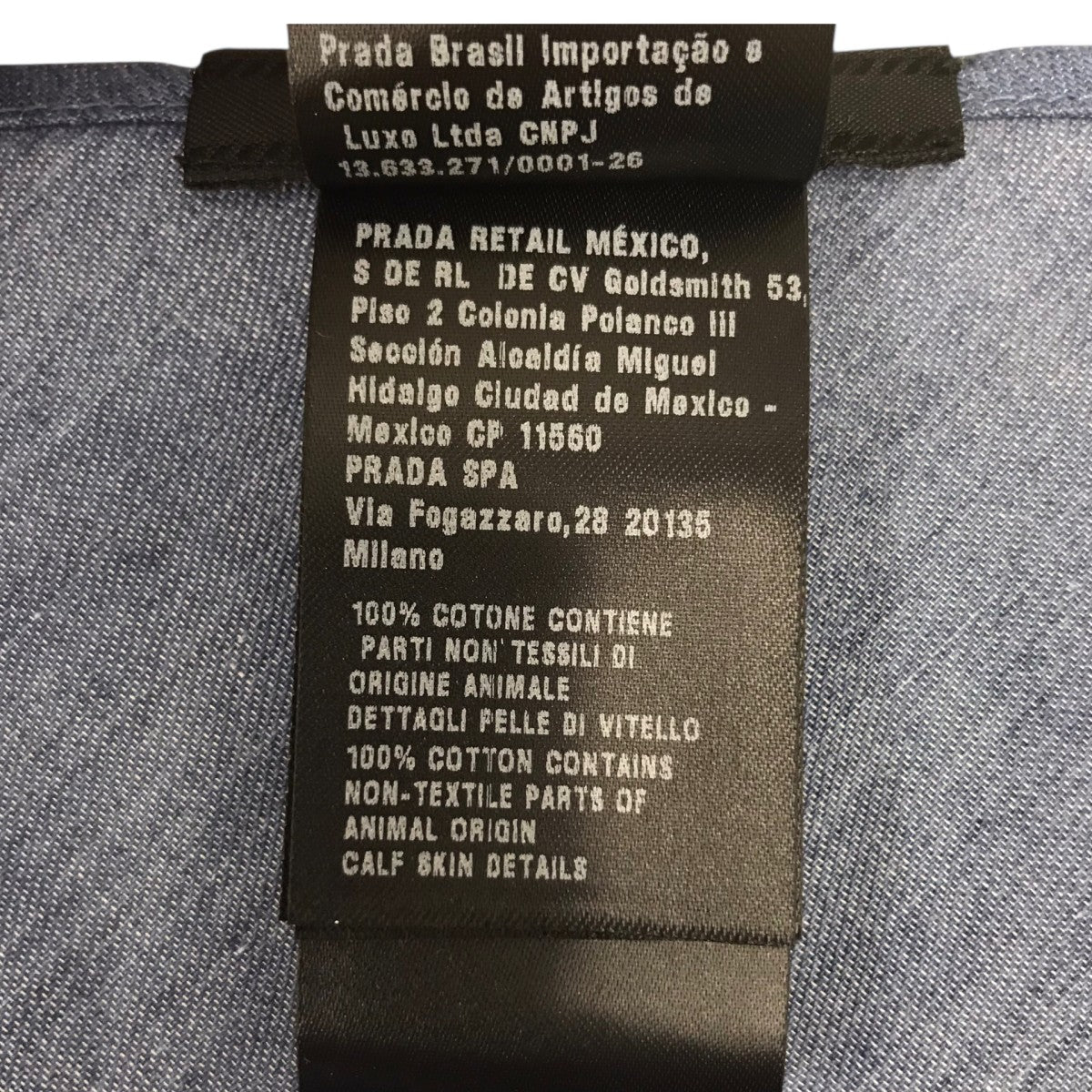PRADA FOULARD トライアングルロゴ フーラード 古着・中古-5枚目のアイテム画像