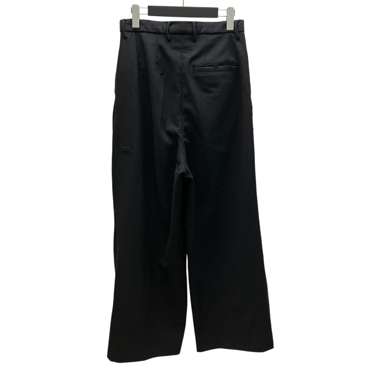 AGED CANVAS WIDE TROUSERS スラックス