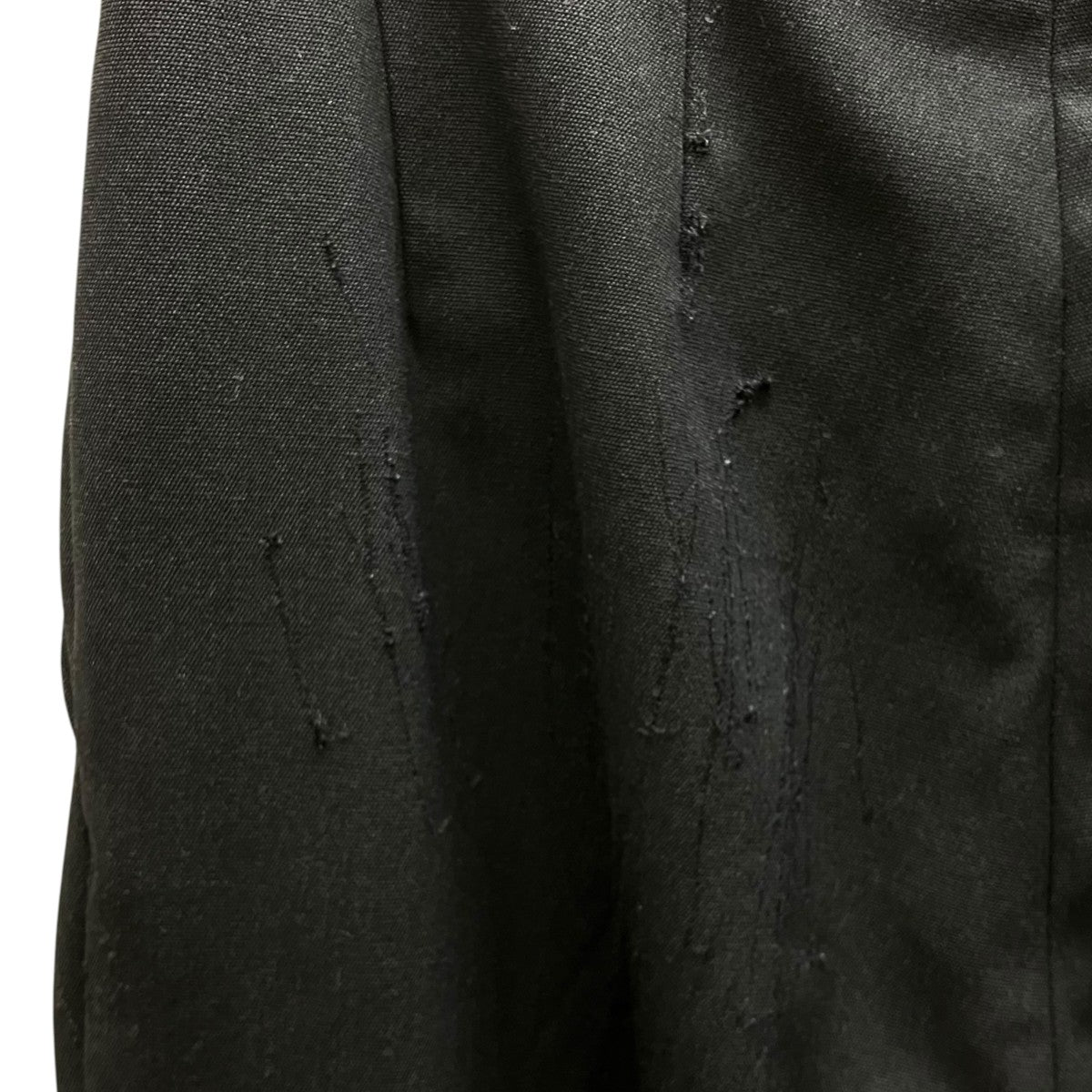 AGED CANVAS WIDE TROUSERS スラックス