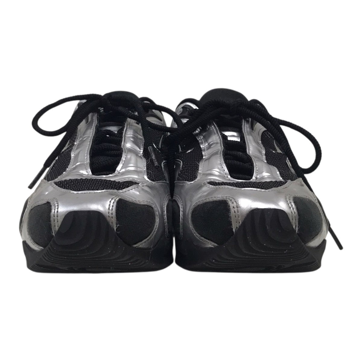 NIKE WMNS AIR MAX MUSE BLACK METALLIC SILVER ローカットスニーカー