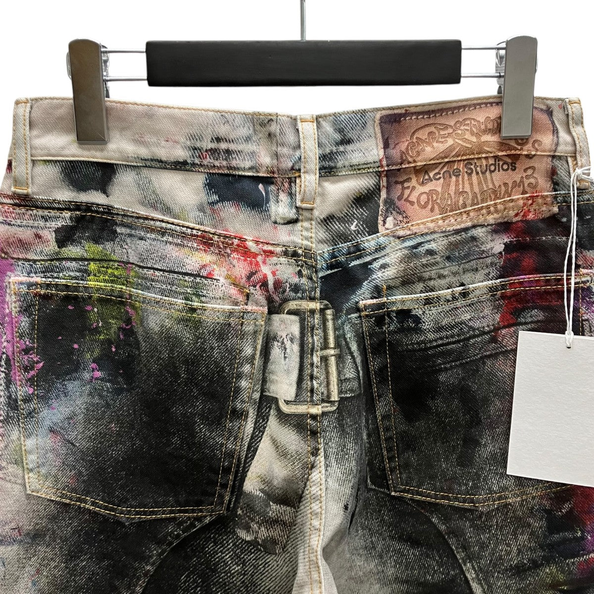 LOOSE FIT JEANS - 1981 転写プリントデニムパンツ