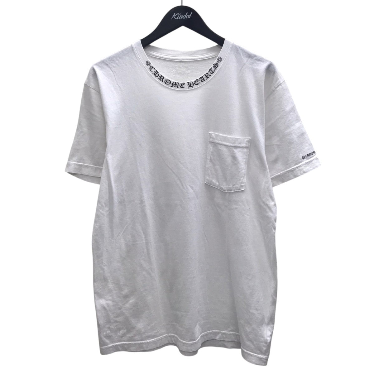 CHROME HEARTS ネックロゴ半袖Tシャツ 古着・中古-1枚目のアイテム画像