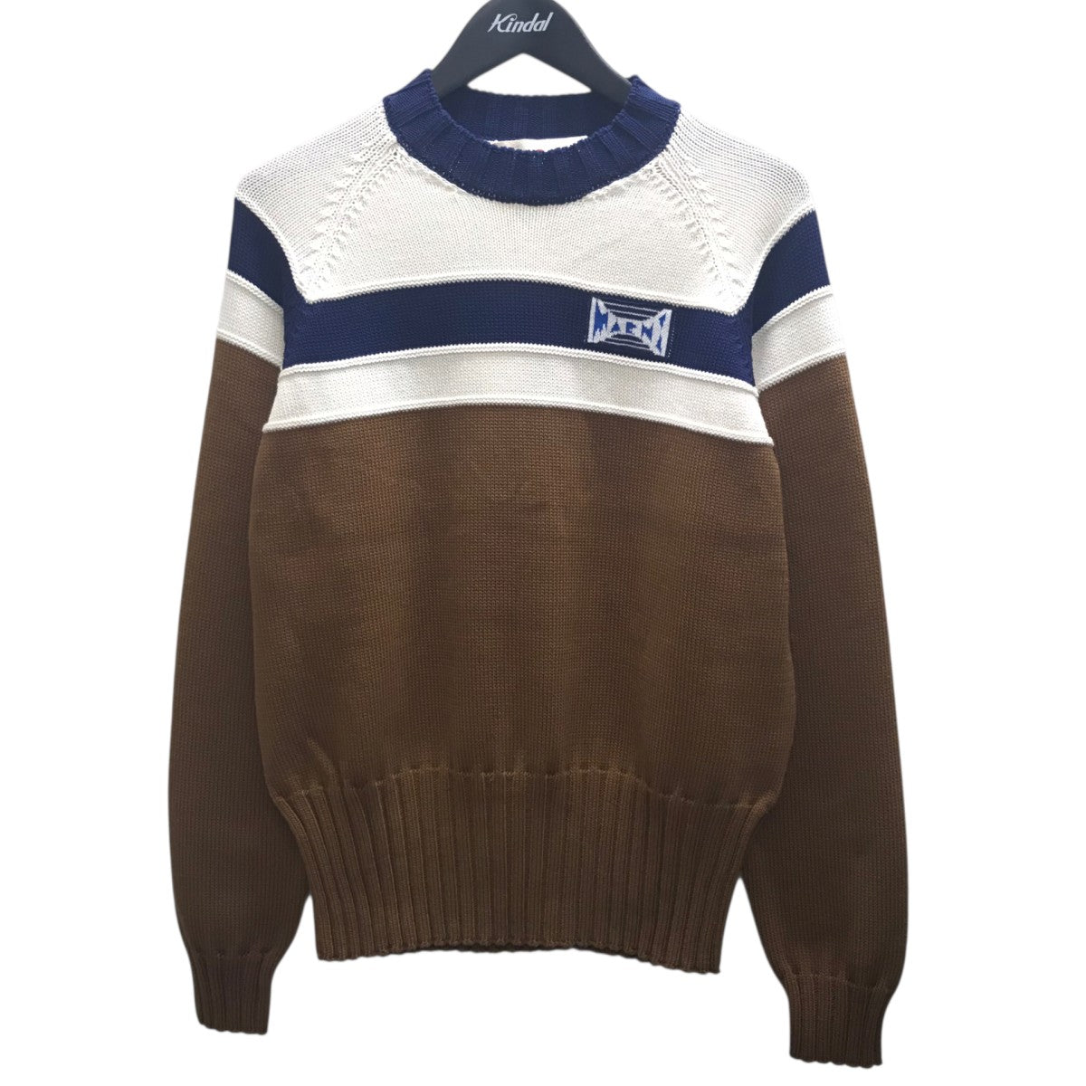 MARNI STRIPED COTTON LONG KNIT GAUGE コットンニット 古着・中古-1枚目のアイテム画像