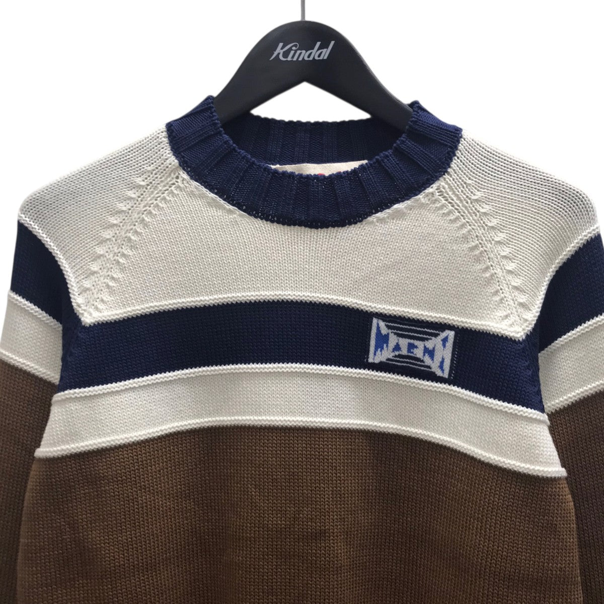 MARNI STRIPED COTTON LONG KNIT GAUGE コットンニット 古着・中古-3枚目のアイテム画像