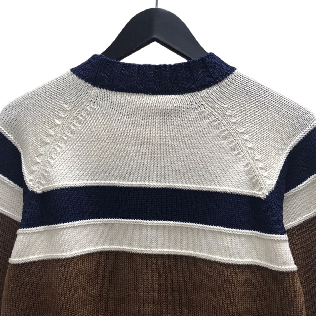 MARNI STRIPED COTTON LONG KNIT GAUGE コットンニット 古着・中古-4枚目のアイテム画像
