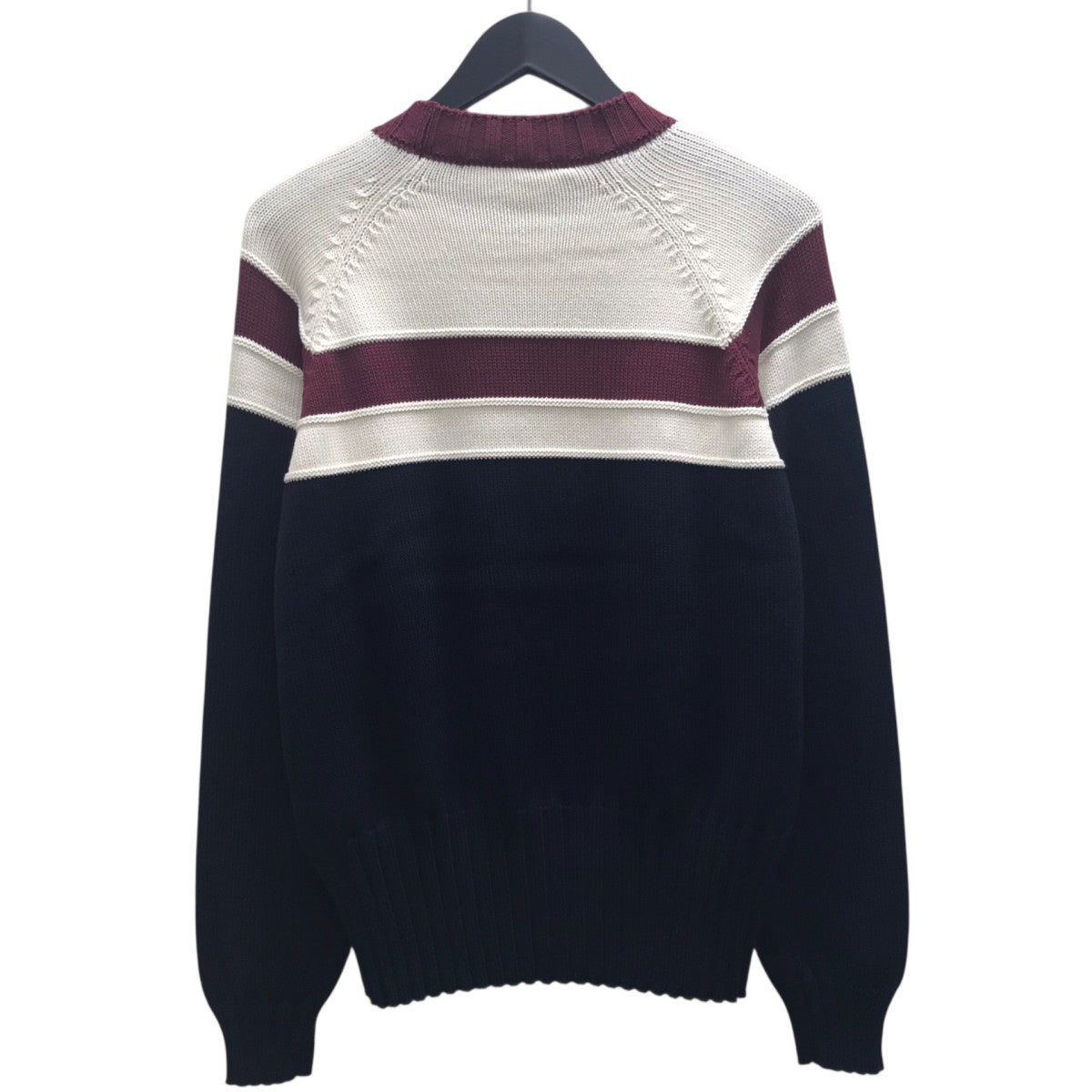 MARNI STRIPED COTTON LONG KNIT GAUGE コットンニット 古着・中古-2枚目のアイテム画像