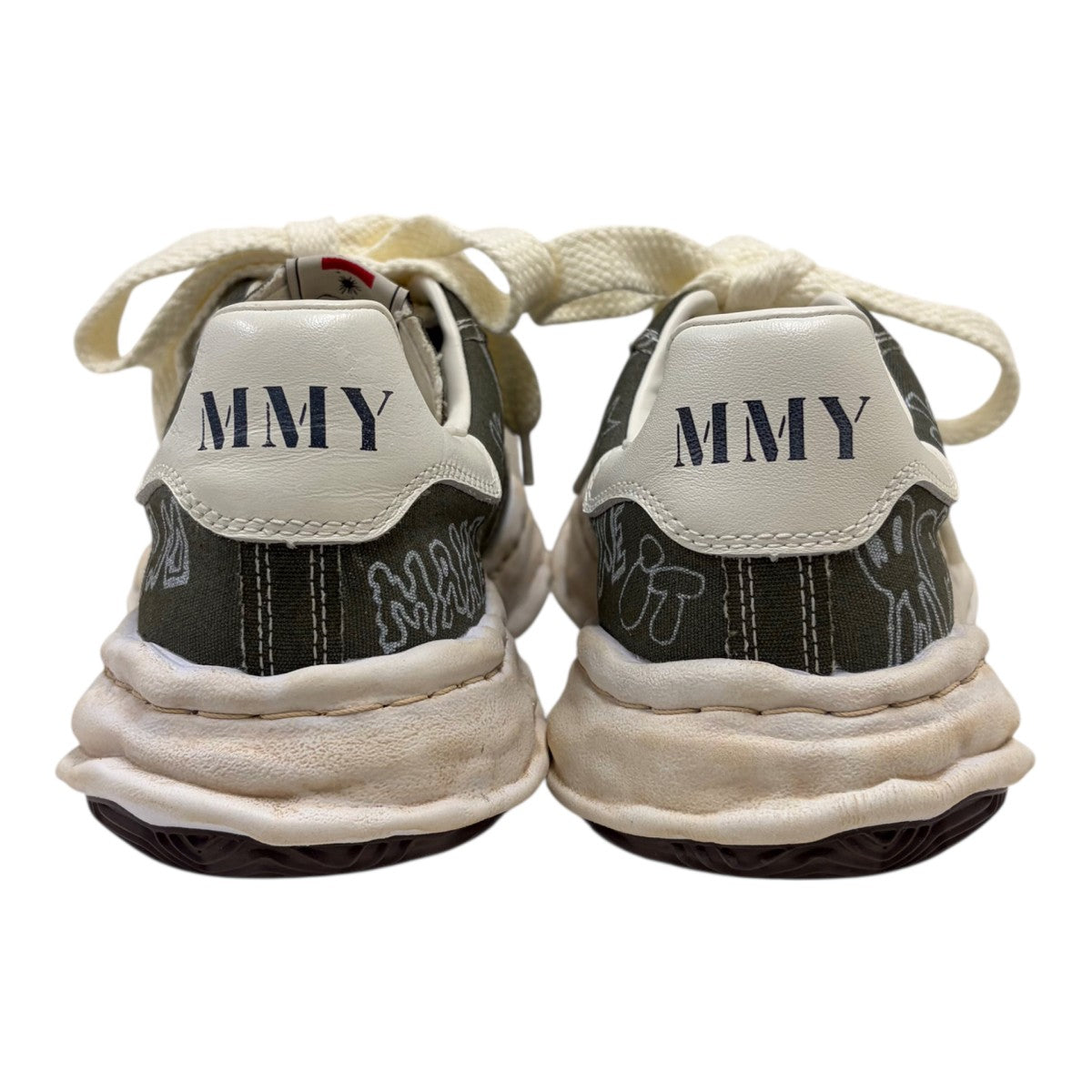 Maison MIHARA YASUHIRO BLAKEY graffiti printed Low ブレイキーローカットスニーカー 古着・中古-4枚目のアイテム画像