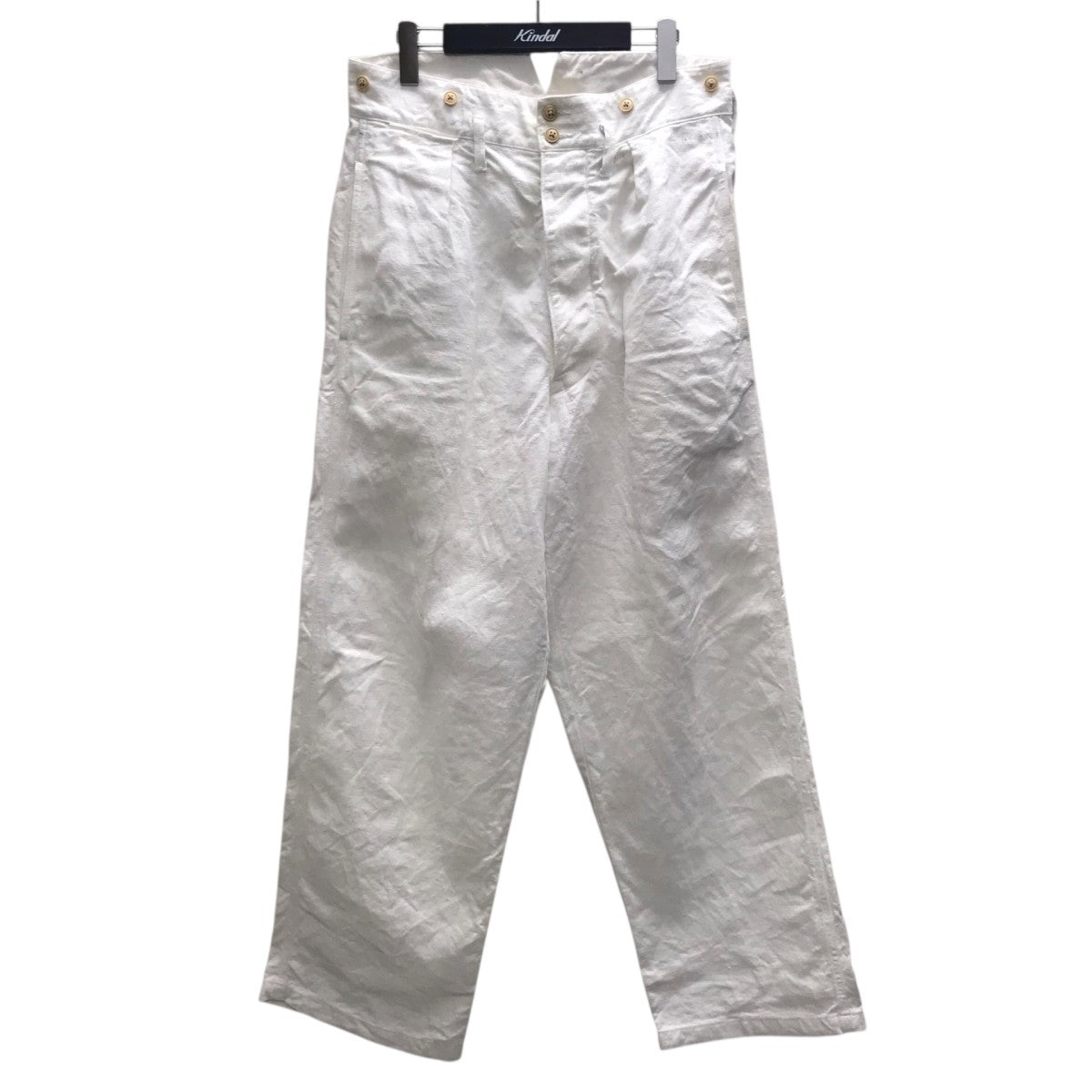 NIGEL CABOURN FRENCH WORK PANT HEMP CANVAS リネンパンツ 古着・中古-1枚目のアイテム画像
